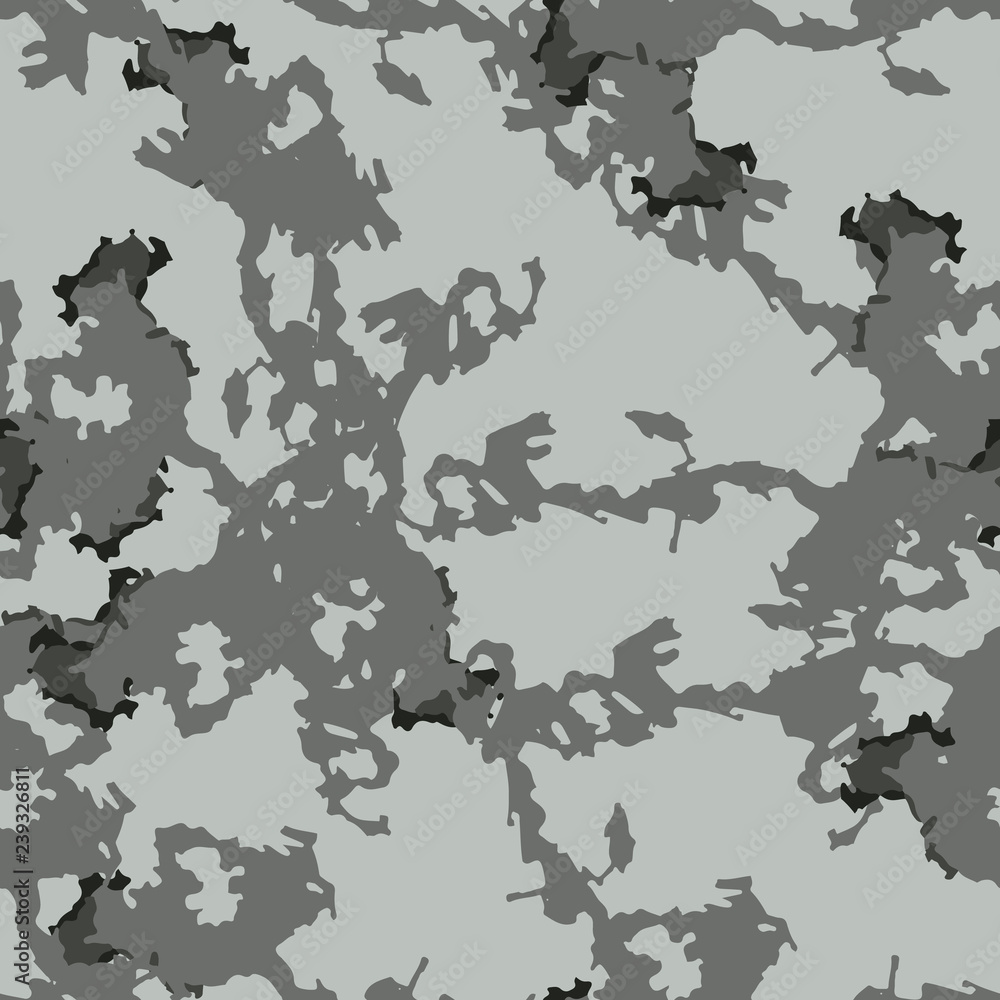 Urban camouflage of various shades of green and gray colors Urban camouflage of various shades of green and gray colors