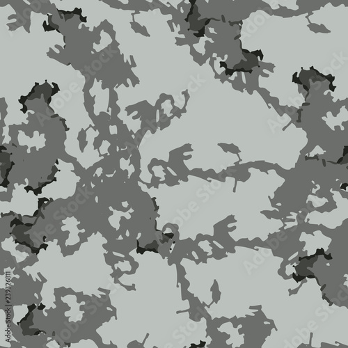 Urban camouflage of various shades of green and gray colors