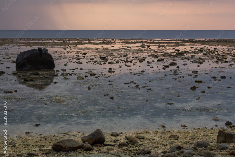 Fototapeta premium The sea in the evening in Phuket Thailand