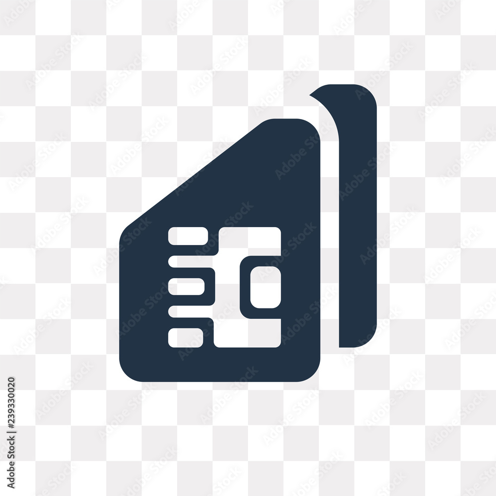 Sim vector icon isolated on transparent background, Sim transparency concept can be used web and mobile Sim vector icon isolated on transparent background, Sim transparency concept can be used web and mobile