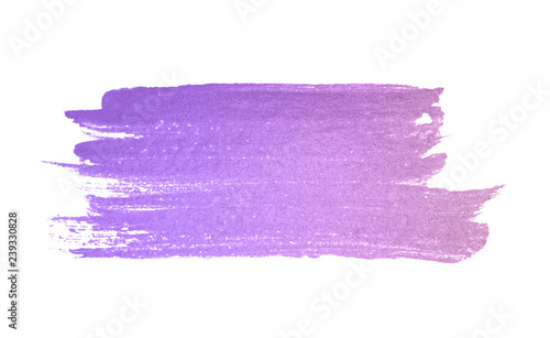 Abstract purple watercolor stain on white background for your design