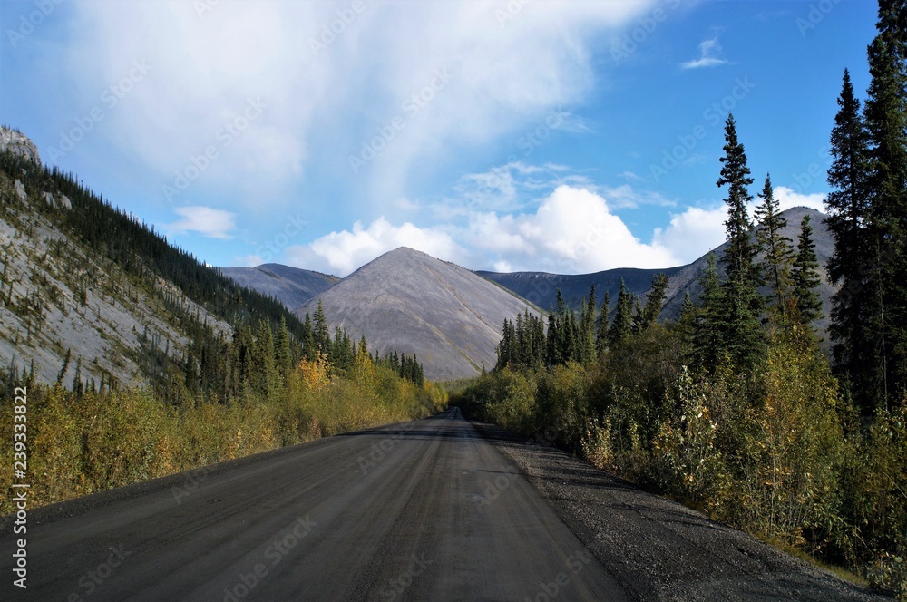 Isolated highway mountain