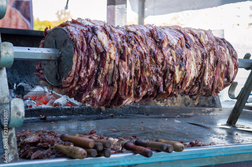 Doner or Cag Kebab of Erzurum, Turkey