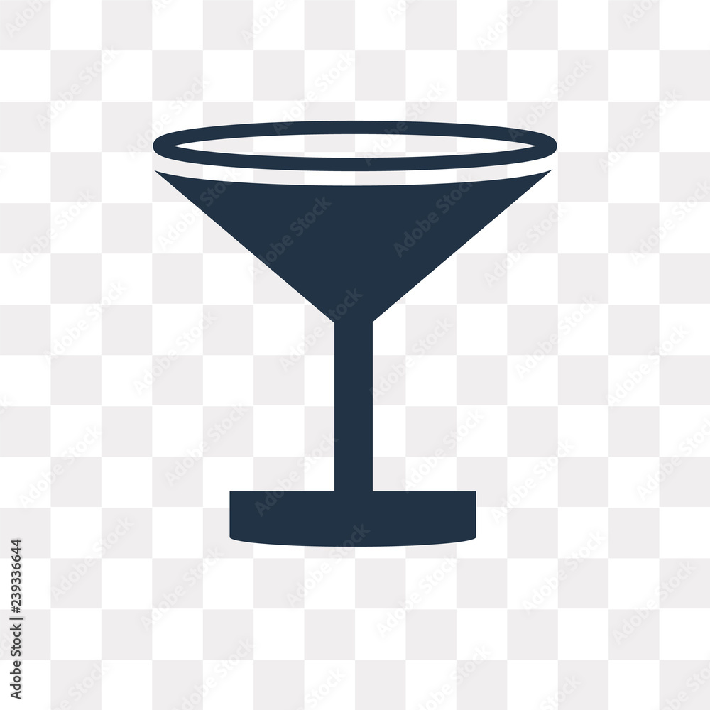 Cocktail vector icon isolated on transparent background, Cocktail transparency concept can be used web and mobile Cocktail vector icon isolated on transparent background, Cocktail transparency concept can be used web and mobile