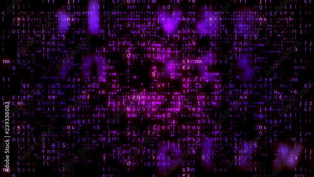 Shining Playing Violet Matrix Letters Shining Playing Violet Matrix Letters