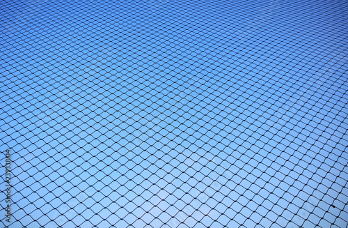 pattern or background of net over blue sky