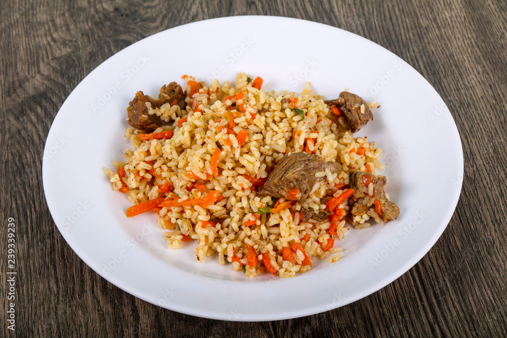 Asian rice - Plov Asian rice - Plov
