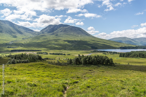 Panorama view Highlands, Scotland