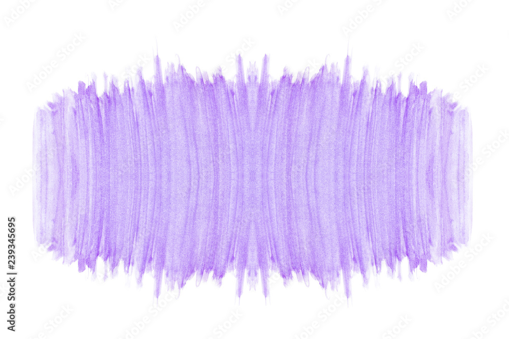 Abstract watercolor purple (violet) shades pattern texture art (hand painted) on white background with copy space Abstract watercolor purple (violet) shades pattern texture art (hand painted) on white background with copy space