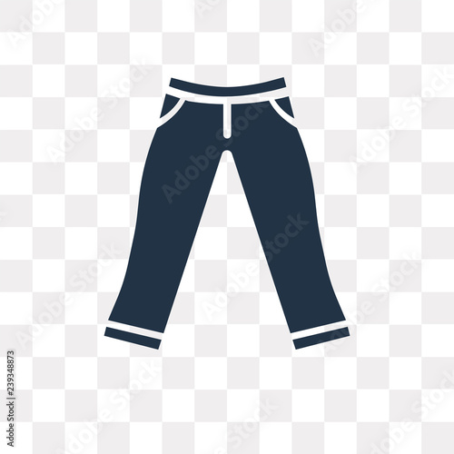 Chinos Pants vector icon isolated on transparent background, Chinos Pants  transparency concept can be used web and mobile