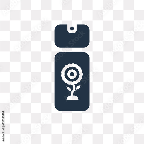 Air freshener vector icon isolated on transparent background, Air freshener  transparency concept can be used web and mobile