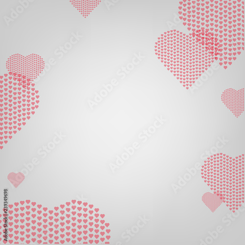 Heart With Grey Background