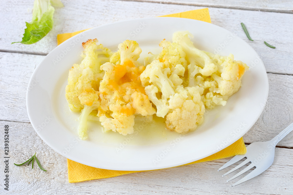 Blumenkohl überbacken	