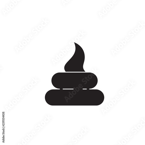Garden manure black vector concept icon. Garden manure flat illustration, sign, symbol