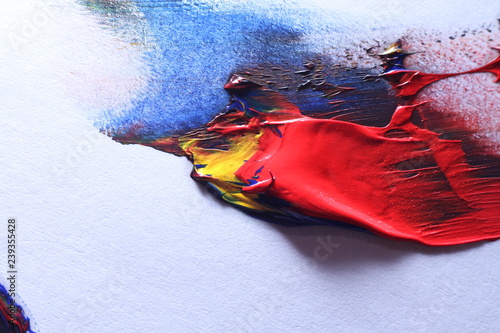 colorful oil paint