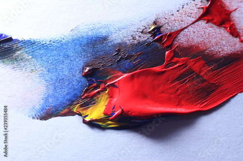 colorful oil paint