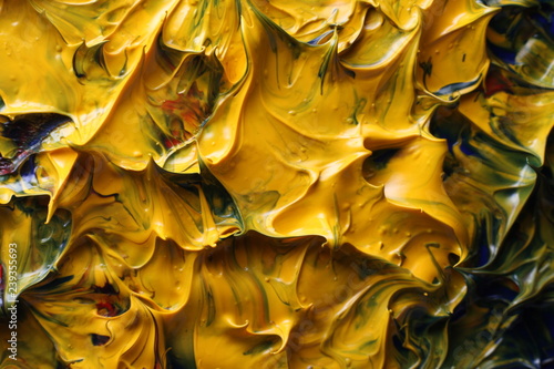 colorful oil paint