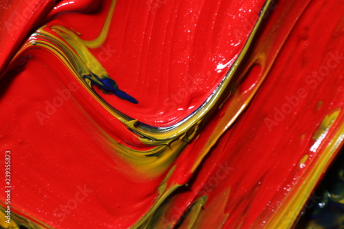 colorful oil paint