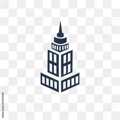 State Building vector icon isolated on transparent background, State Building  transparency concept can be used web and mobile
