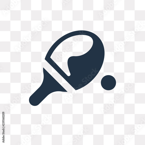 Table tennis vector icon isolated on transparent background, Table tennis  transparency concept can be used web and mobile