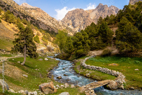 Wallpaper Mural Tajikistan mountain Beautiful, Fann mountain, Kulikalon lakes Torontodigital.ca