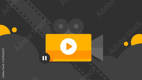 Video Player Flat