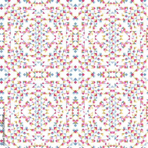Abstract kaleidoscope seamless pattern