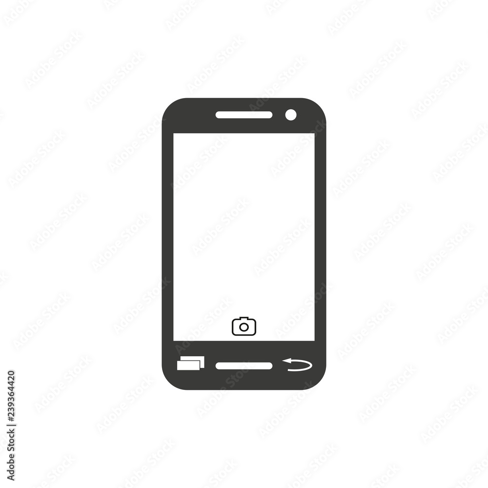 Mobile icon. Vector illustration Mobile icon. Vector illustration