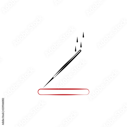 Chinese new year, incense icon. Can be used for web, logo, mobile app, UI, UX