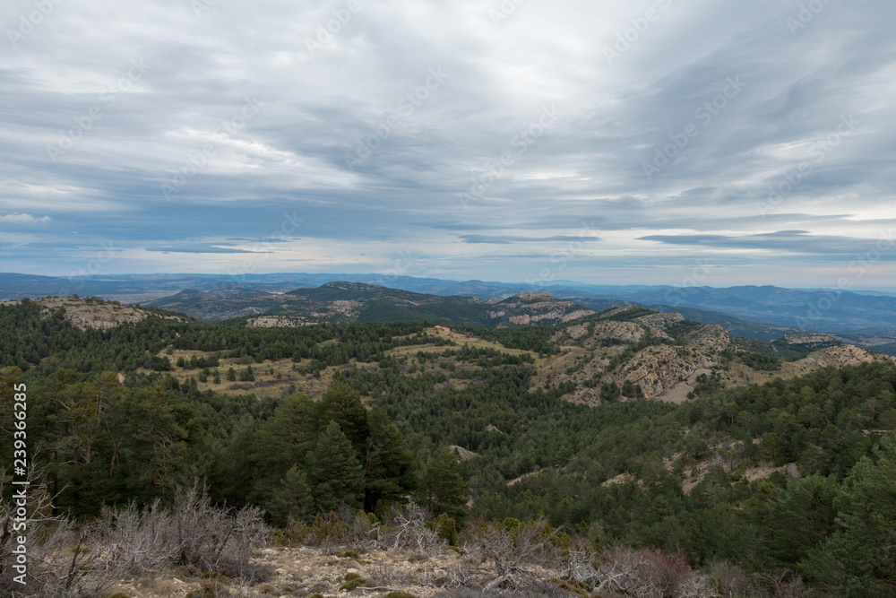 Views from the peñagolosa peak in Castellon Views from the peñagolosa peak in Castellon