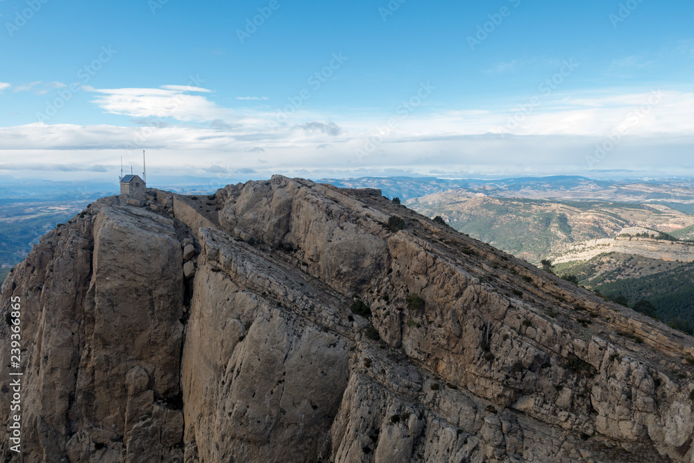 Fototapeta premium Views from the peñagolosa peak in Castellon
