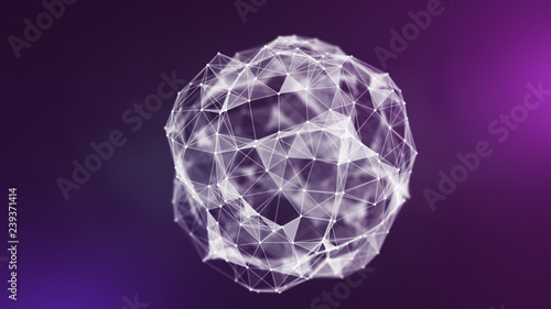 purple network sphere © MclittleStock