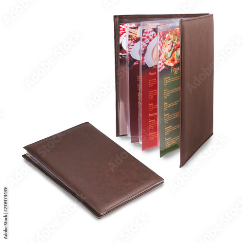 album cart menu for restaurant with gastronomic offer