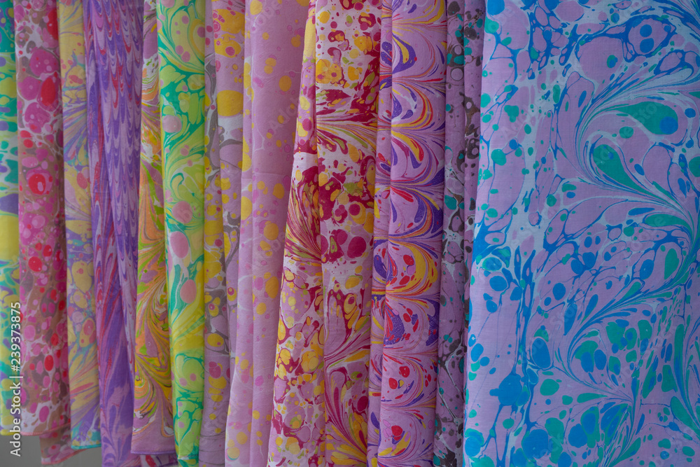 Women's shawl made of cotton and silk Women's shawl made of cotton and silk