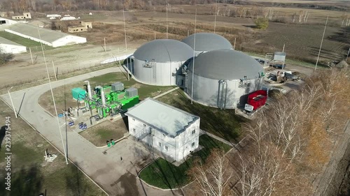 Bio-plant for processing shtkhodov from fields into electricity photo