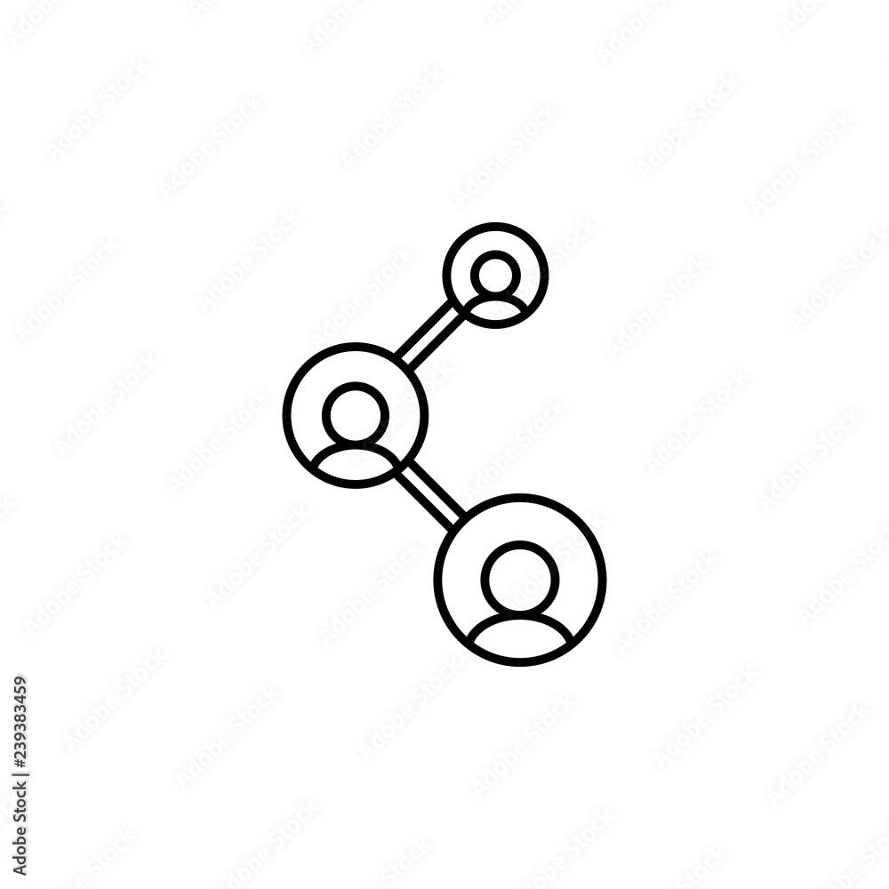 Connection, teamwork icon on white background. Can be used for web, logo, mobile app, UI, UX Connection, teamwork icon on white background. Can be used for web, logo, mobile app, UI, UX