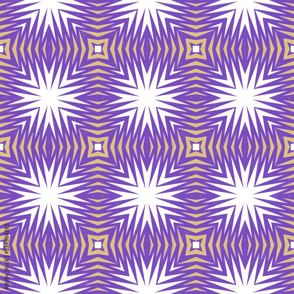 Cyclical Pattern of Geometric Shapes. Seamless Vector Illustration. For the Interior Design, Wallpaper, Printing, Textile Industry, Scrapbook Paper. Cyclical Pattern of Geometric Shapes. Seamless Vector Illustration. For the Interior Design, Wallpaper, Printing, Textile Industry, Scrapbook Paper.