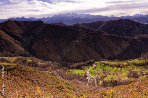 Landscape of the Picos de Europa National Park