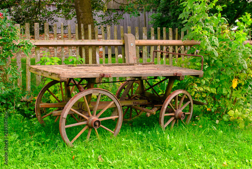 old agriculture carriage