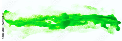 Watercolor stain green
