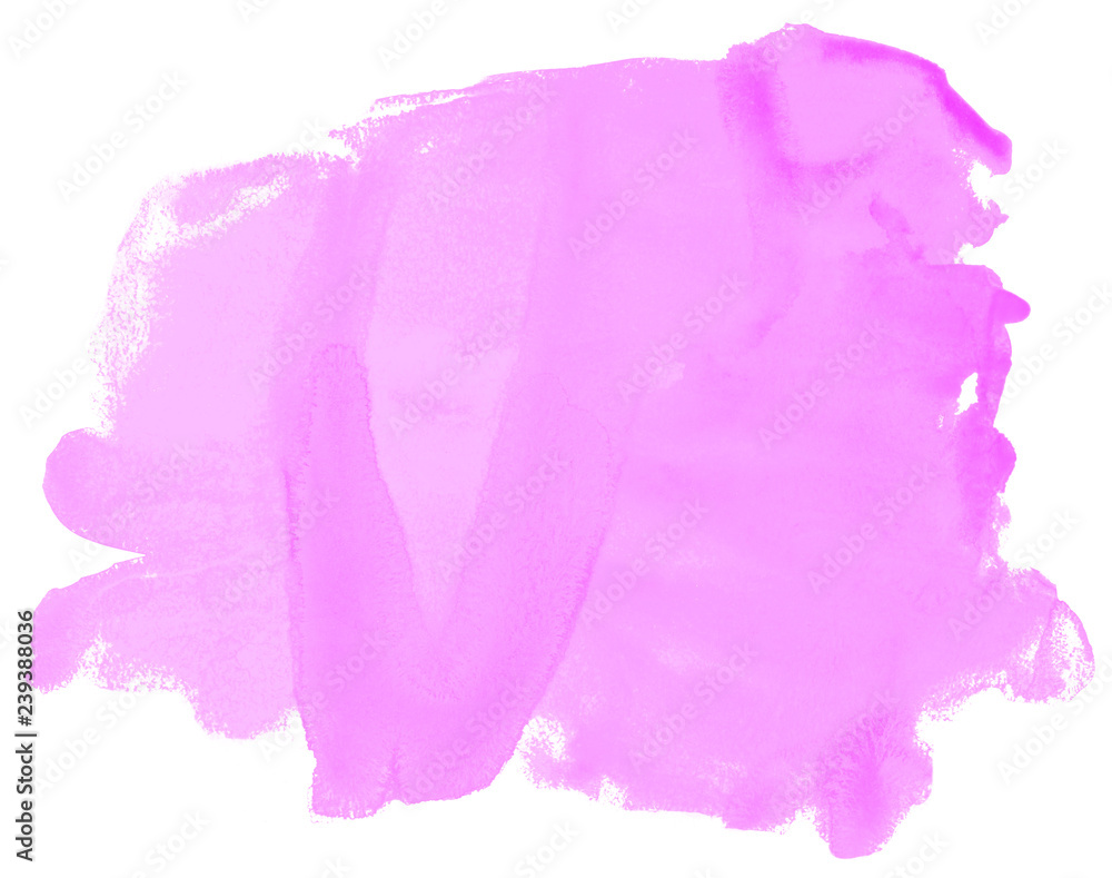 Fototapeta premium Watercolor stain purple