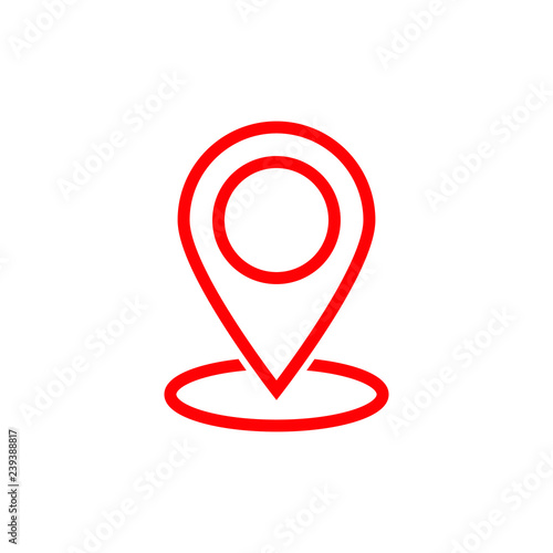 Pin icon vector. Location sign Isolated on white background. Navigation map, gps, direction, place, compass, contact, search concept. Flat style for graphic design, logo, Web, UI, mobile app Free Download Pin icon vector. Location sign Isolated on white background. Navigation map, gps, direction, place, compass, contact, search concept. Flat style for graphic design, logo, Web, UI, mobile app - GFXLoad