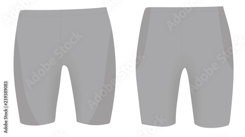 Grey swimwear. vector illustration