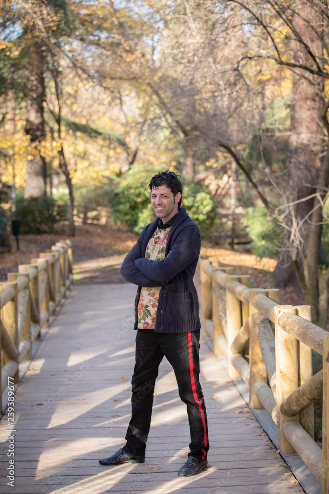 Fototapeta premium Paseando por el Parque del Buen Retiro de Madrid