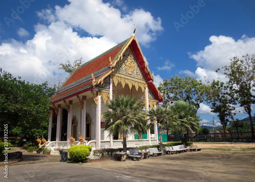Old temple of the Buddhist temple complex Wat Chalong. photo