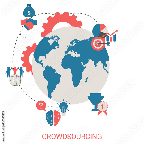 Crowdsourcing design concept.