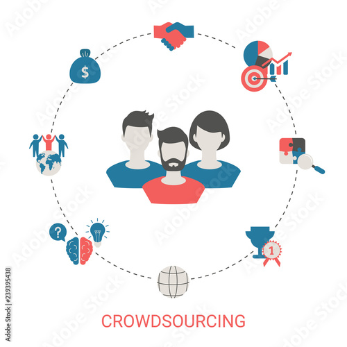 Crowdsourcing design concept.