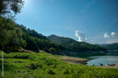 Quadro su tela Lago del Salto, Petrella Salto, Province of Rieti, Italy