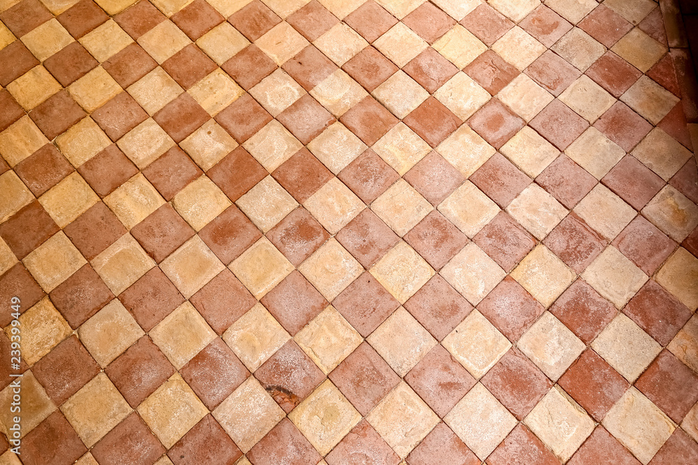 Medieval Marble Checkered Floor Tiles in Venice