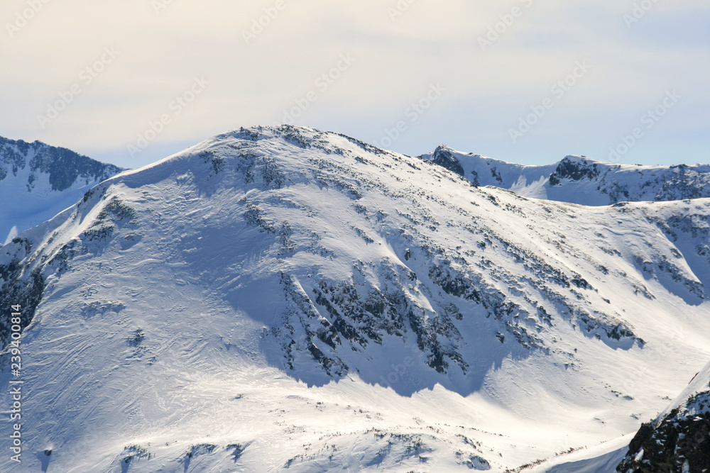 Winter landscape of Pirin Mountain from Todorka peak, Bulgaria Winter landscape of Pirin Mountain from Todorka peak, Bulgaria